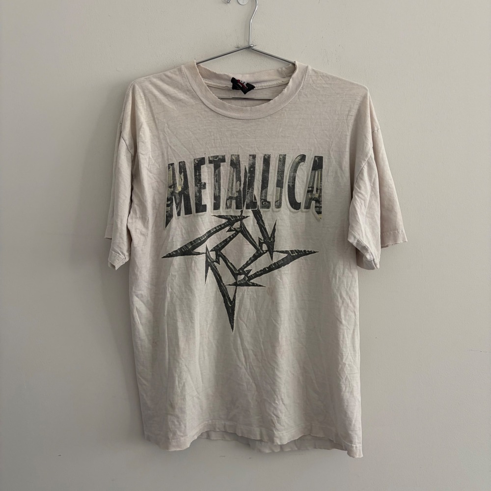Vintage Metallica Poor Touring Me North America 96-97 Giant T-Shirt Large